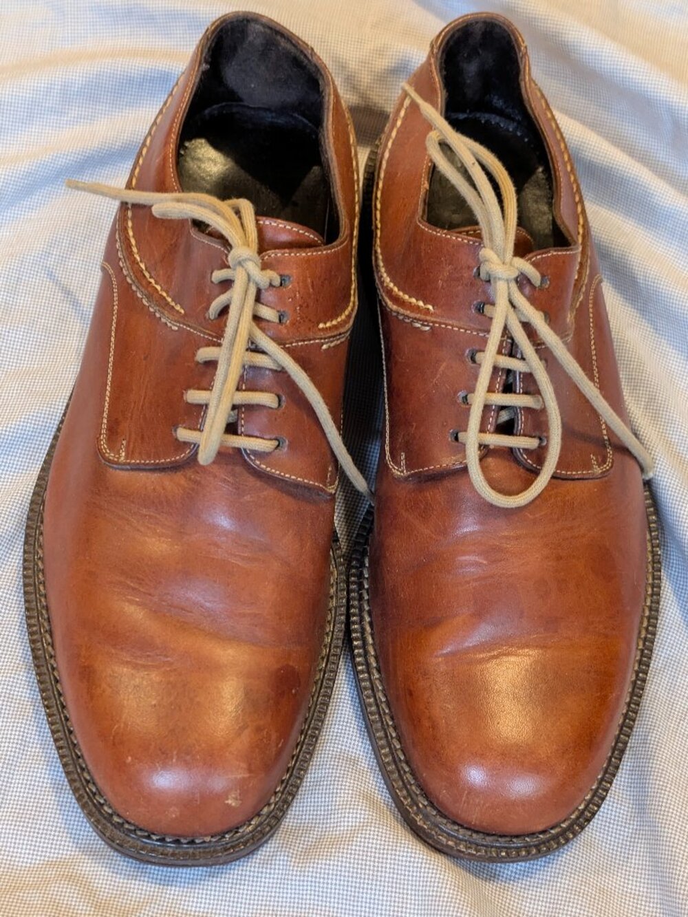 COLE HAAN MEN'S LEATHER SHOES, 8D